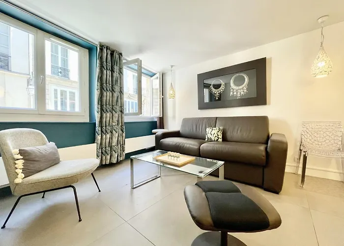 202419 - Elegant Apartment For 6 People In The Montorgueil Area